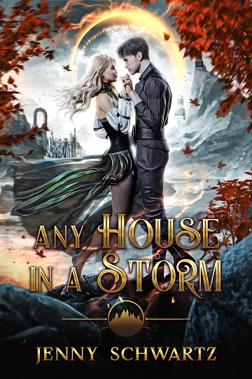 any house in a storm, fantasy cover, science fiction, Jenny Schwartz